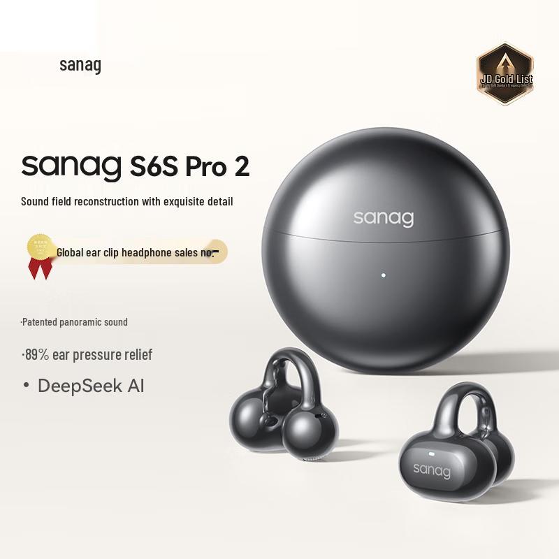Bluetooth-гарнитура SANAG S6SPro с открытыми ушными раковинами и зажимом
