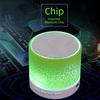 A9 Portable LED Light Crack Bluetooth-compatible Speaker U Disk TF Card Subwoofer Music Player for Phone