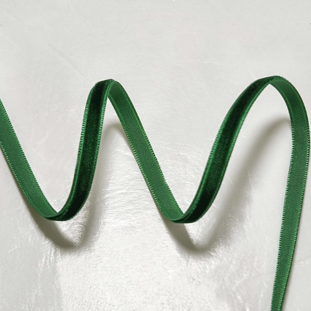 Новая 5-ярдовая бархатная лента 6/10/15/20/25/40 мм Лента для упаковки подарков своими руками Односторонняя Велюровая лента Цветок-бант Букет