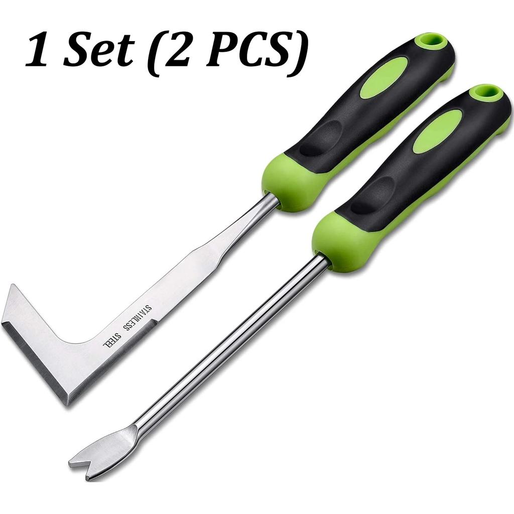 L-Shaped Crack Weeding  Garden Manual Weeding Tool Stainless Steel Weeding Device Ripper Rooter Gardening Tools