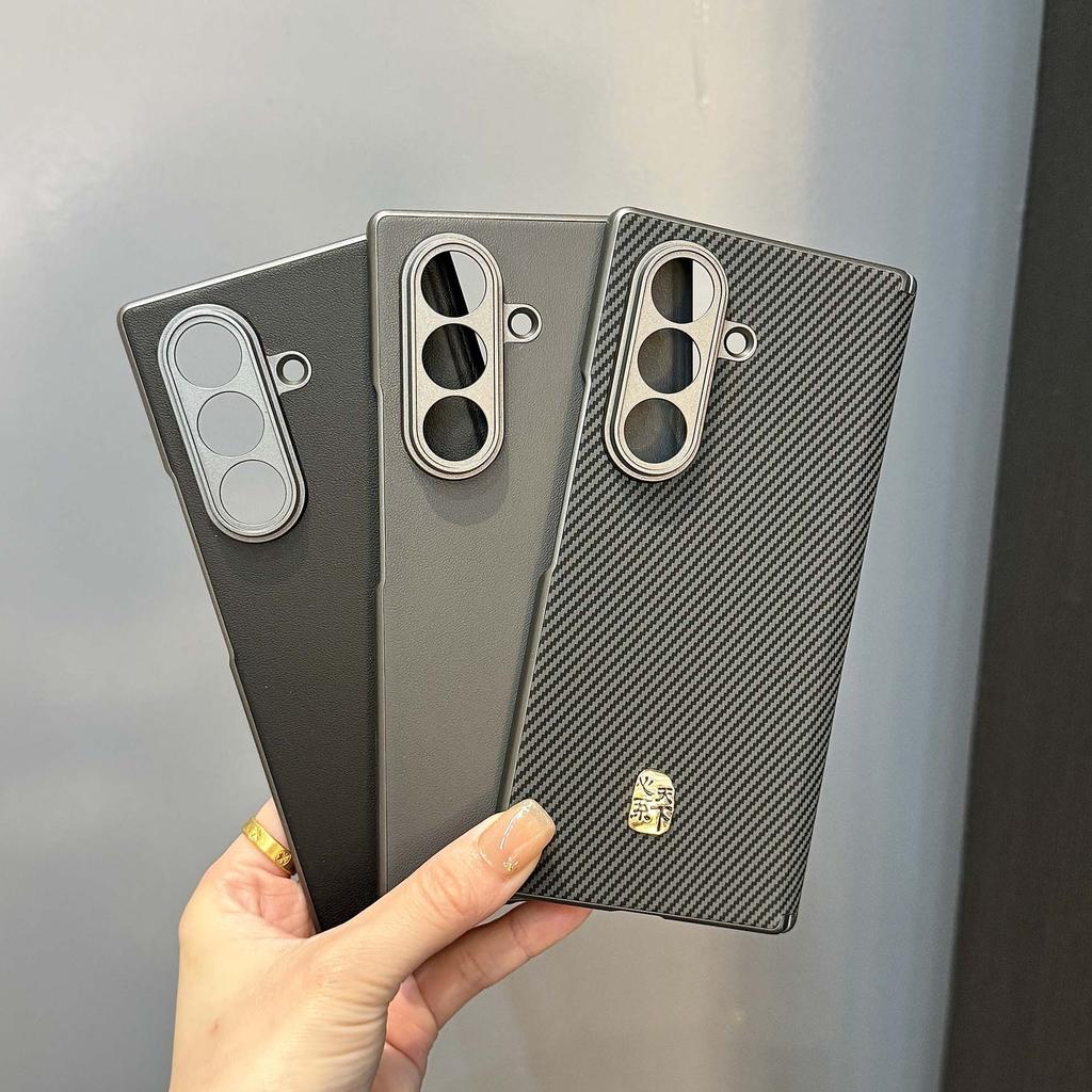 Применимо к чехлу для мобильного телефона Samsung zfold1, узор из углеродного волокна w11, однотонная кожа, магнитное притяжение центральной оси Fold1, противоударный задний чехол