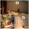 USB Rechargeable LED Clip-on Desk Light Flexible Eye Protection Reading Lamp 3 Colors Adjustable For Bedroom Study Lighting