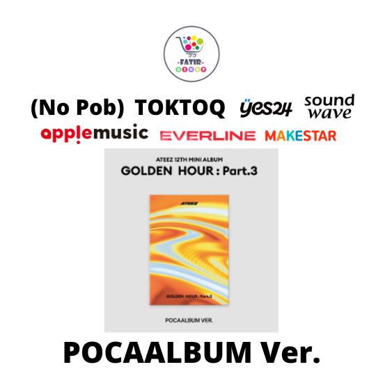 Выберите POB POCAALBUM Ver ATEEZ 12th Mini Album GOLDEN HOUR Часть 3