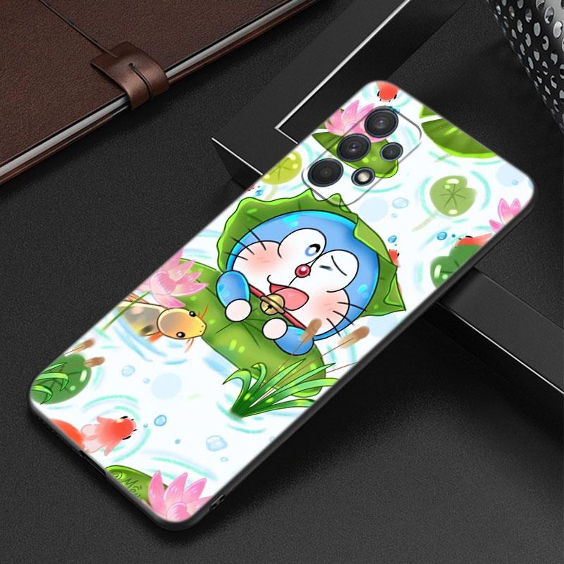Милый чехол для телефона Doraemon Moon для Samsung Galaxy A12 A22 A31 A32 A50 A51 A70 A71 A72 A11 A21S A02S A10S A20S A30S A52 S 5G