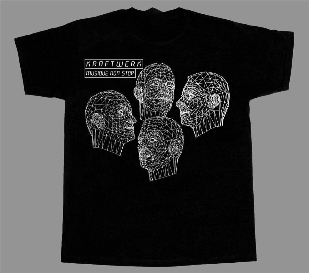 Kraftwerk Band Techno Pop Shirt Classic Black Unisex S-234XL LE276