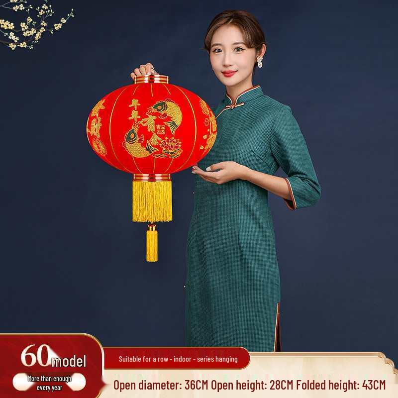 Новый стиль Красный фонарь с подсветкой для украшения на Новый год и Праздник весны