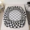 Checkered Pattern Fitted Bed Sheet Elastic Band Breathable Mattress Cover Washable All-inclusive Mattress Protector Bedroom
