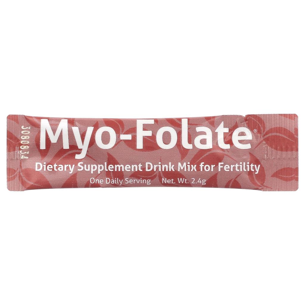 Myo-Folate, Drink Mix for Reproductive Health, Unflavored, 30 Packets, 2.4G Each