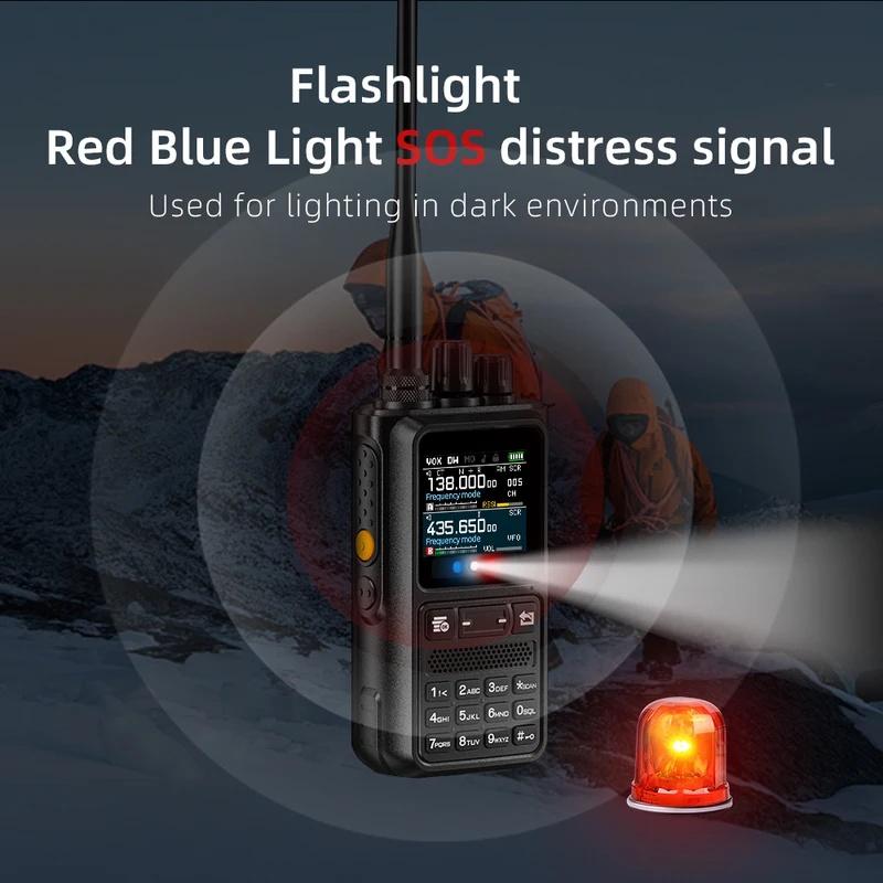 Рация UV110D 1 шт. Дальнобойная Портативная Ручная Рация Синий зуб Программирование через приложение для телефона Двусторонняя радиостанция