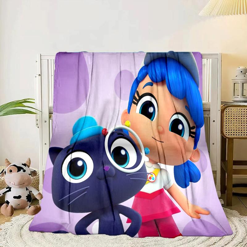 Rainbow Kingdom Adventure Blanket Flannel Blanket for bed, sofa, Camping, Hiking, Picnic Essentials, gift for family Fan gifts