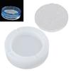 1 Set Ashtray Mold DIY Crystal Epoxy Mould Mirror Surface Silicone Storage Box Round Base L