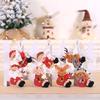 Christmas Santa Claus Dolls Dancing Snowman Deer Bear Cloth Puppet Christmas Tree Small Hanging Pendant Home Craft Decor Gift