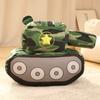 Creative Tank Car Plush Dolls Simulation Peluche Toys Novelty Plush Toys Stuffed Soft Pillow   Birthday Gift For Boys Kids