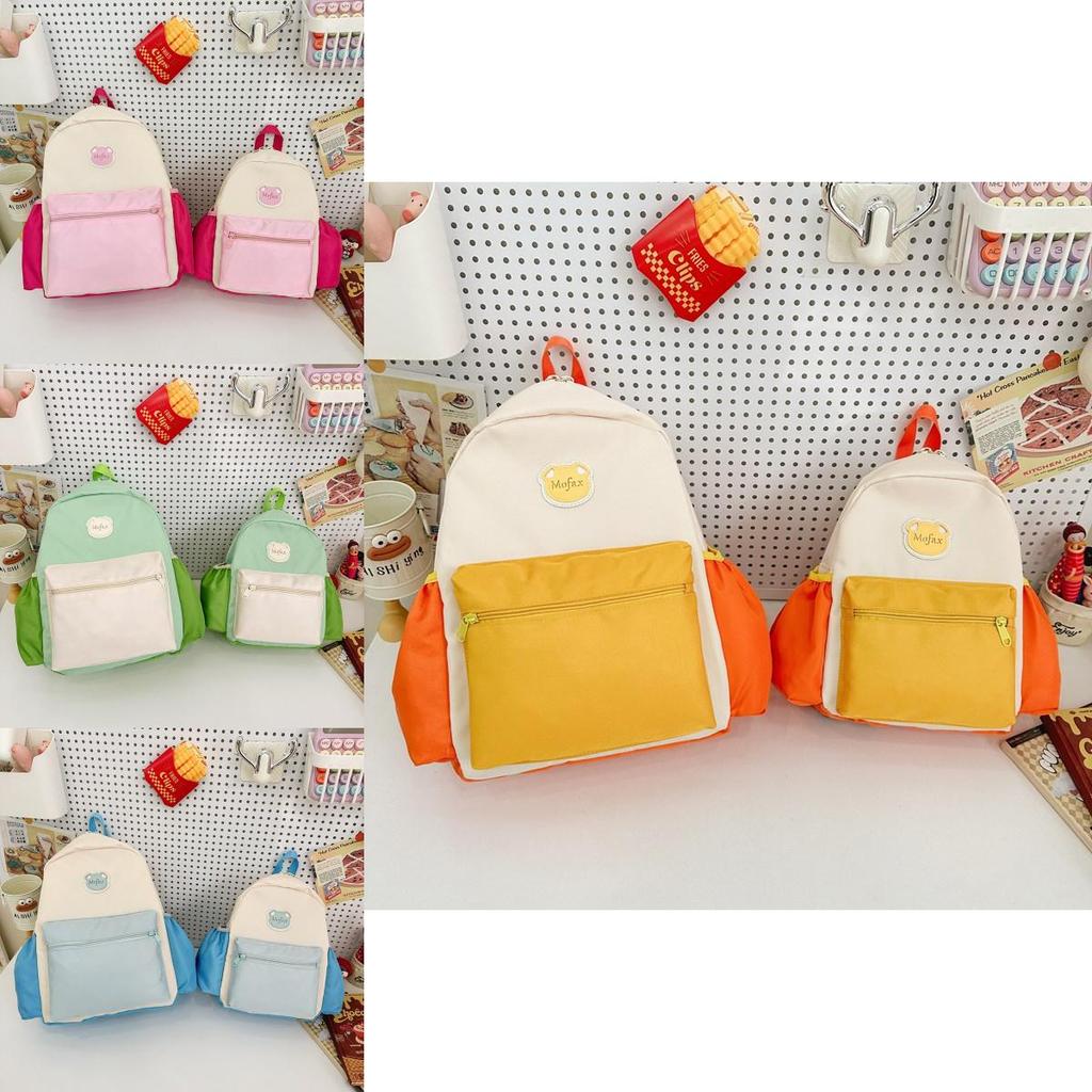 Детский рюкзак для детского сада из дышащей нейлоновой ткани и стильной прострочки для юных учеников