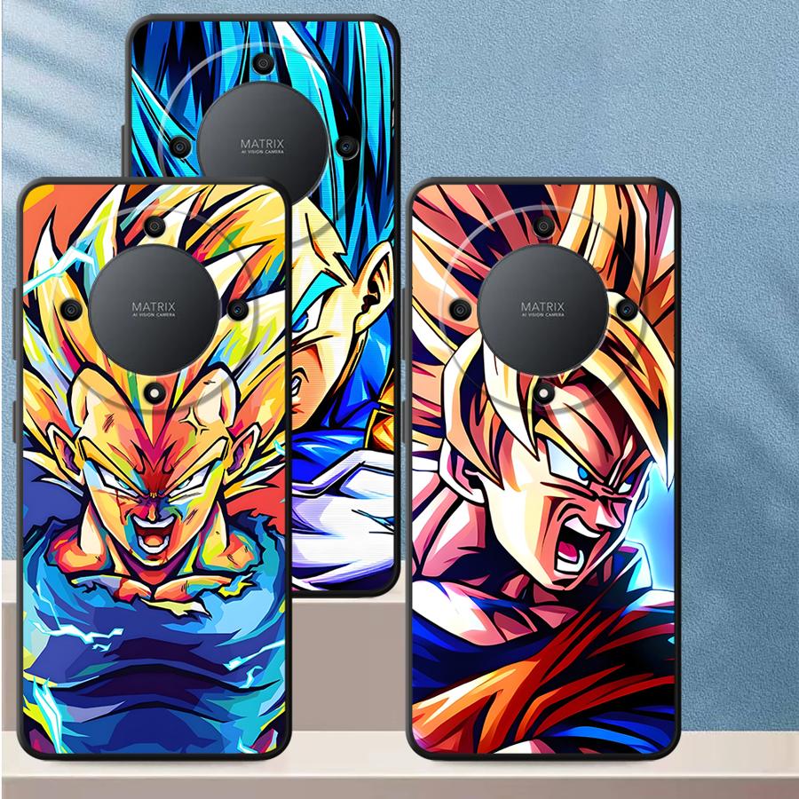 Case for Honor X6 X7 8X X8 Magic5Lite X5b 90 70 X9a 200 400 Lite Black Soft Phone Cover Dragon Ball Small Goku