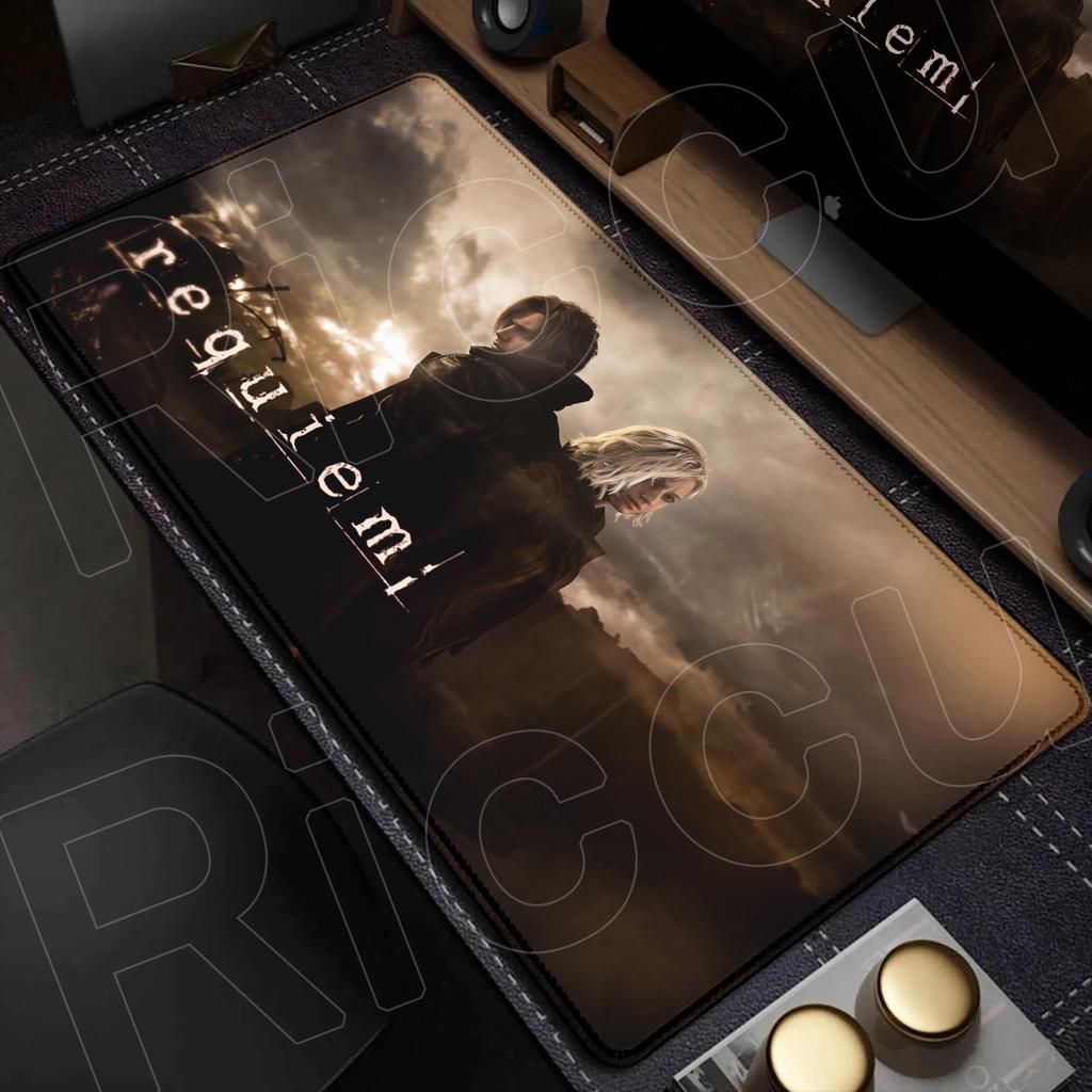 HD XXL Resident Evil Requiem Mouse Pad Expand Desk Mat Large Nonslip Antifray Keyboard Ergonomic Office Rubber PC Accessories