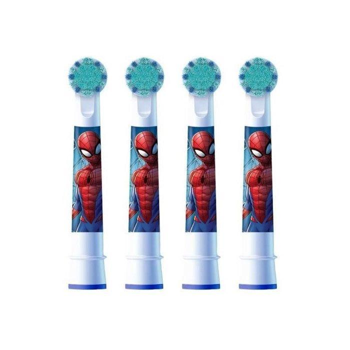 Brossettes x4 Spiderman, Marvel, Oral-B Pro Kids 3+, Pack de rechange, Pour enfant