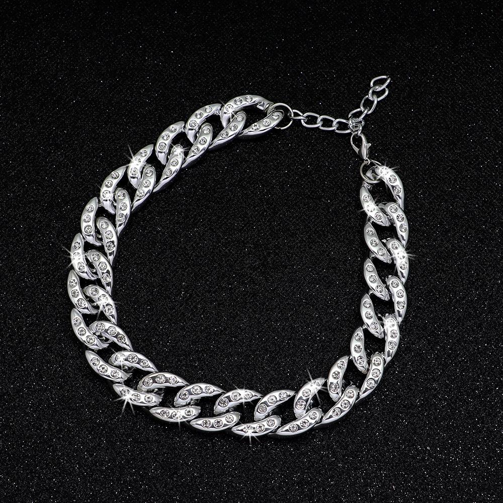 Роскошное ожерелье с кристаллами для собак, блестящие стразы, цепочка для домашних собак, ошейник для собак, ожерелье для шоу, вечеринки, маленькие средние собаки, питбуль