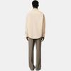 AMIPARIS Single-Breasted Comfortable Loose Solid Color Drop Shoulder Long Sleeve Shirt Unisex shirts USH145CO0076-136