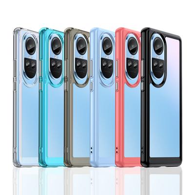 Прозрачный чехол для OPPO Reno 10 Pro 5G чехол для Reno 10 Pro чехол Coque Funda жесткий полупрозрачный противоударный бампер для телефона Reno 10 Pro