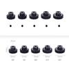 M1 5 мм Вал 11-15T 16-20T 21-25T 26-30T Черная Сталь Металлическая Шестерня Мотора для 1/8 1/10 RC Модели Автомобиля Игрушки Аксессуары для Мотора