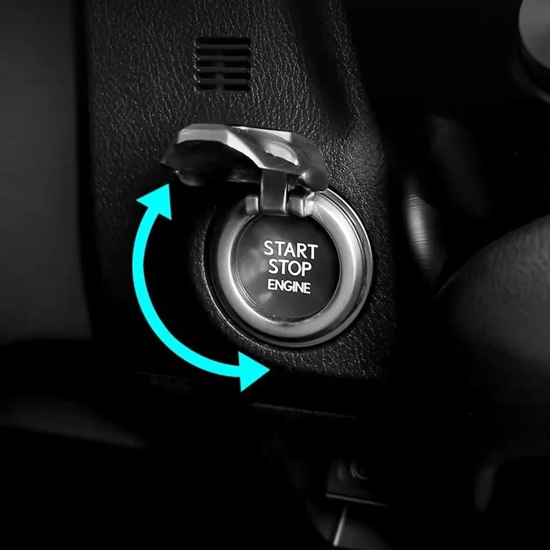 FA01Car Engine Start Stop Button Cover Ignition Switch Protector Stickers For Mercedes Benz C400 C450 C160 C180 C200 C220 C250 C300