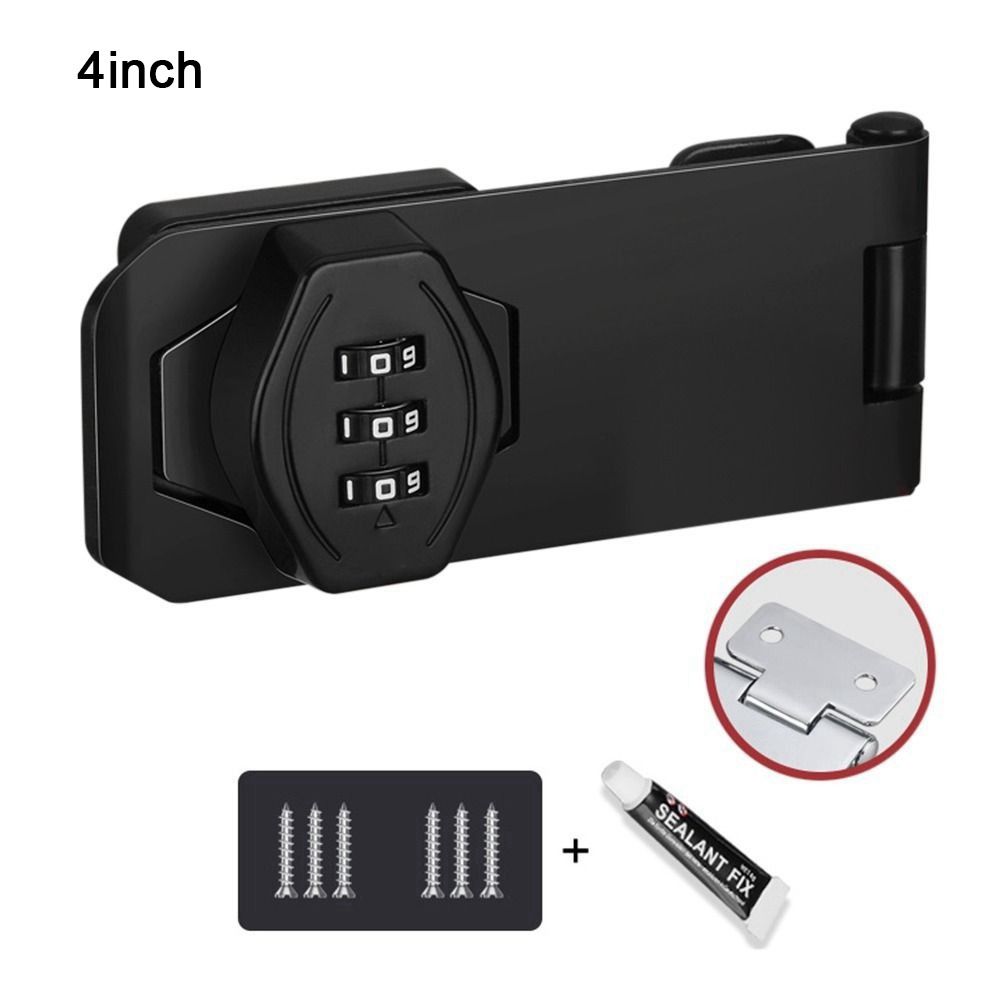 New Zinc Alloy Cabinet Password Locks Anti-Theft Security Coded Lock Keyless Hardware Combination Coded Lock Door