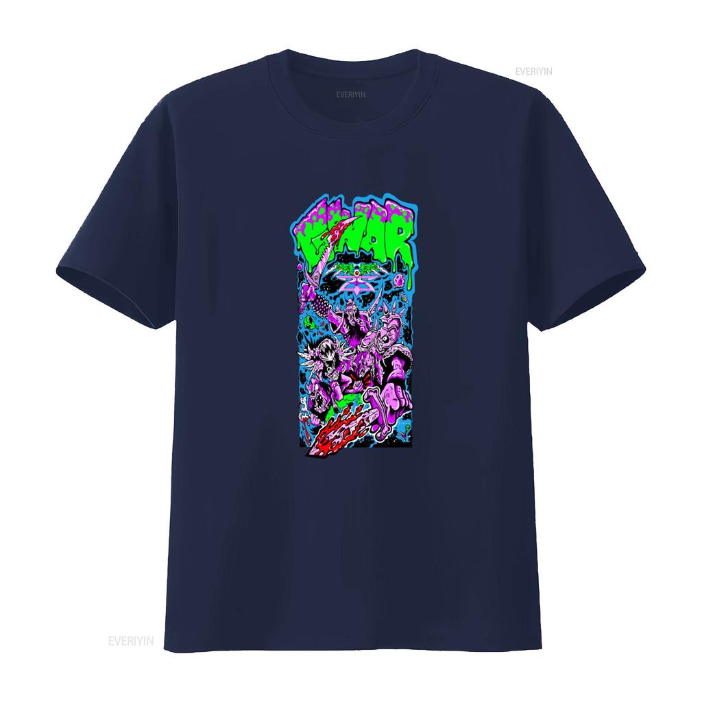 New Gwar Cotton T Shirt Black for All Sizes Punk Rock Band Design vintage Washed Slightly Versatile Stretched Soft streetwear