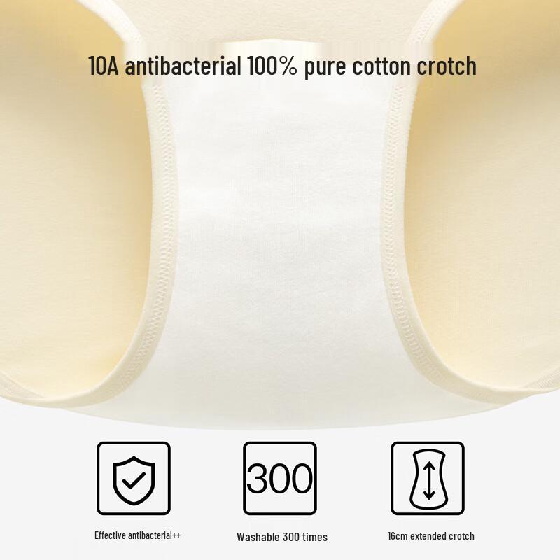Женские хлопковые антибактериальные трусы класса А Urban Beauty (4-Pack)