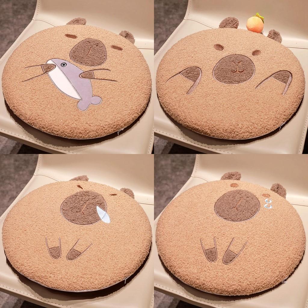 Seat Capybara Cushion Office Thick Cartoon Chair Pad Capybara Backrest Pillow