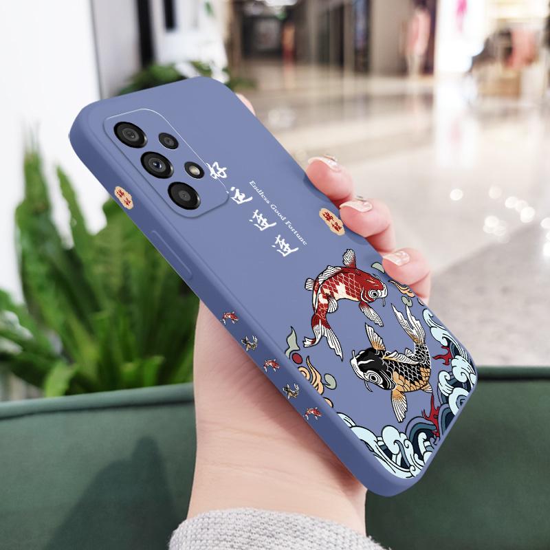 Чехол 'Удачная Карпа' для Samsung Galaxy A73 A53 A33 A23 A13 A72 A52 A52S A32 A22 A12 A71 A51 A31 A21S 4G 5G