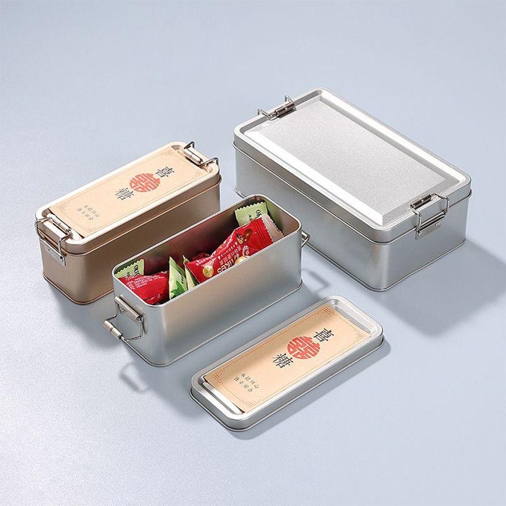 120*120*95мм Металлическая коробка для хранения Разноцветная конфетница Прочная защелка Жестяная коробка Контейнер для денег