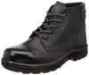 Industrial Boots Polyurethane Double Sole Safety Shoes Black [Angel]