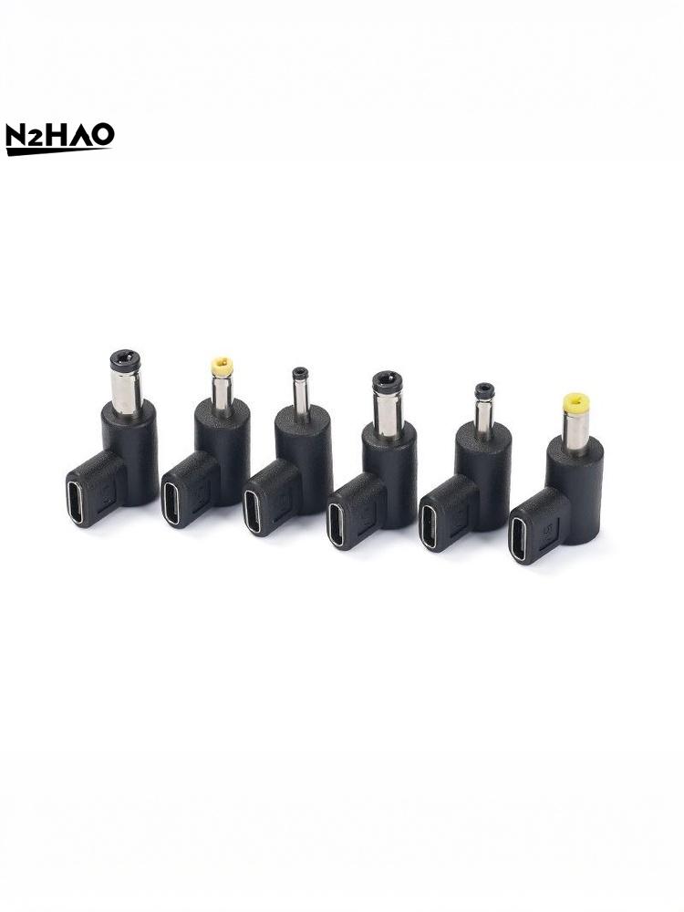 1 шт. 3A Универсальный 5V TypeC на DC 3.5x1.35мм/5.5x2.1мм/5.5x2.5мм Штекер Jack Адаптер-преобразователь Зарядки DC Разъем Питания