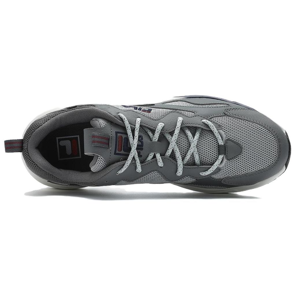 Новые прочные дышащие легкие мужские повседневные кроссовки FILA с низким верхом, серые F12M422113FHQ