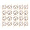 20 Pcs Half Bead Rivet Semicircular Pearl Clip Button DIY Handicraft Decoration Accessories20mm