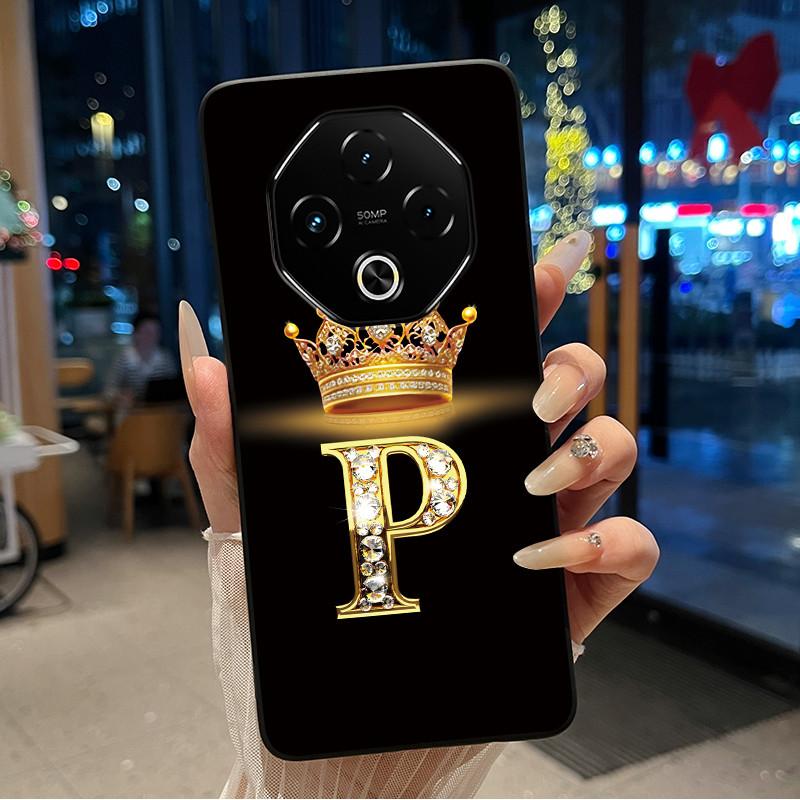 Ударопрочный Чехол Для Umidigi G100 Pro/G100 5G Мягкий Силикон Черный Корпус Модный Счастливая Буква Узор Корона Конфетный Чехол Для Пары