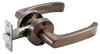 Matsuroku Easy Replacement Door Lock GATE MJ Lever Empty Lock Brown Color 10734