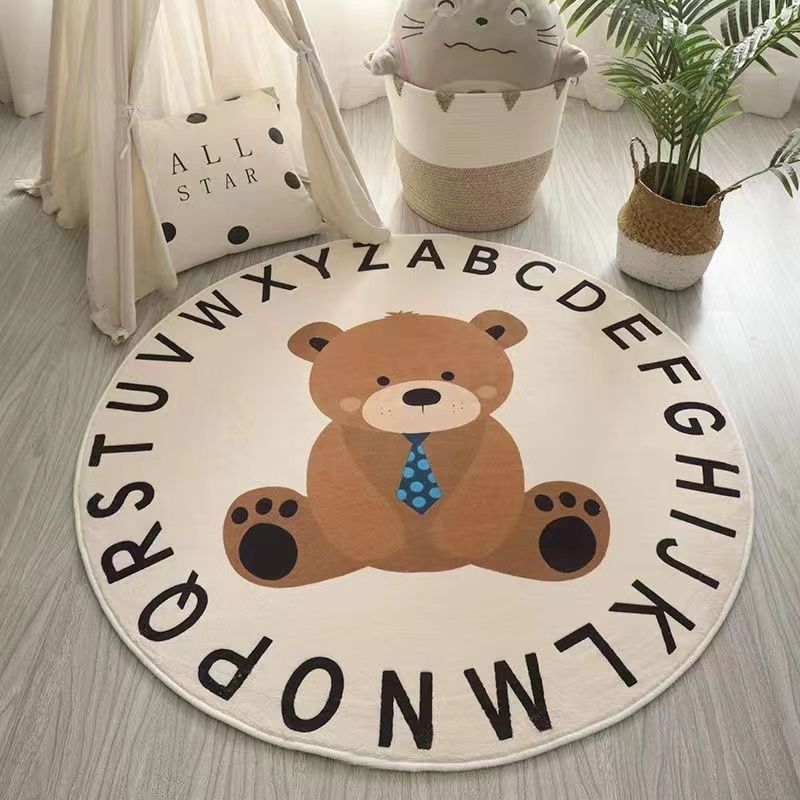 Bedroom Carpet Dirt Resistant Makeup Stool Carpet Bedside Carpet Circular Carpet Living Room Carpet