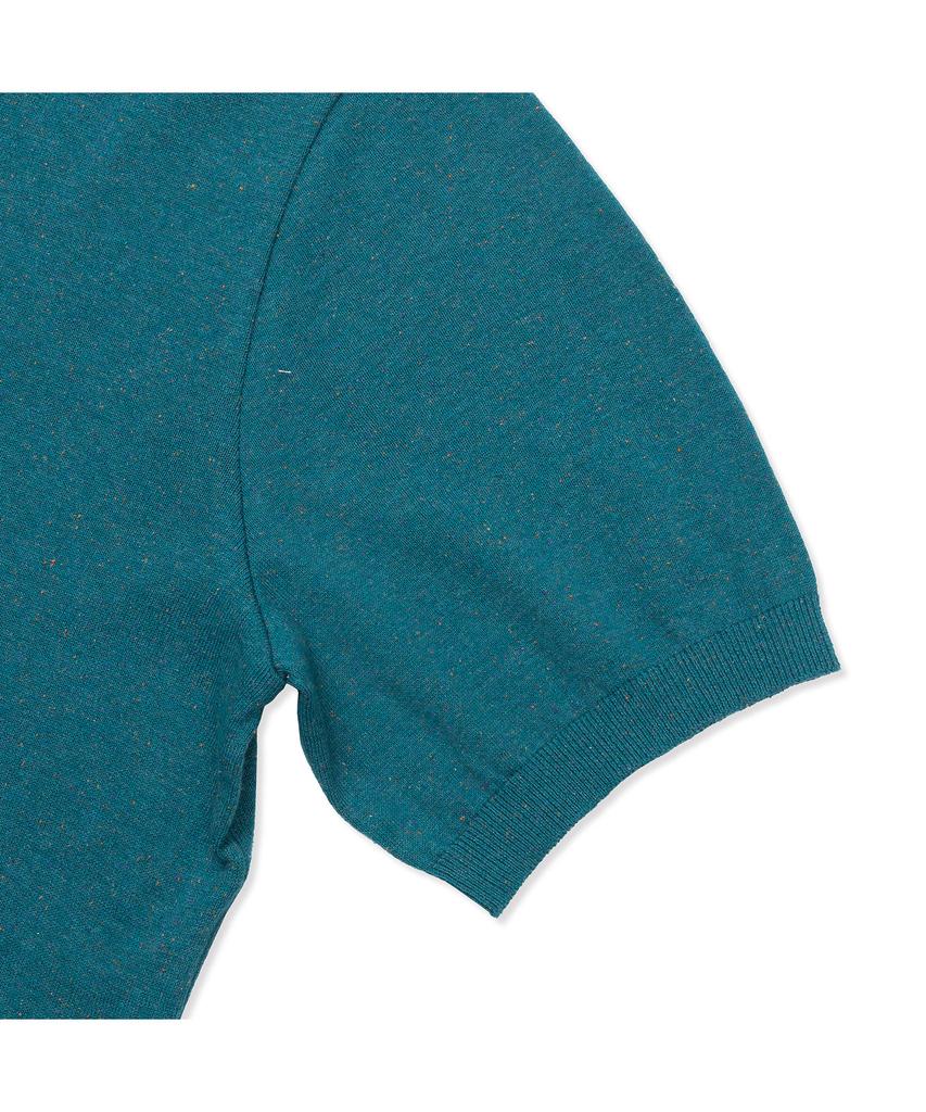 PRODESHIRT Vintage Soft Linen Open Collar Knit (Emerald)