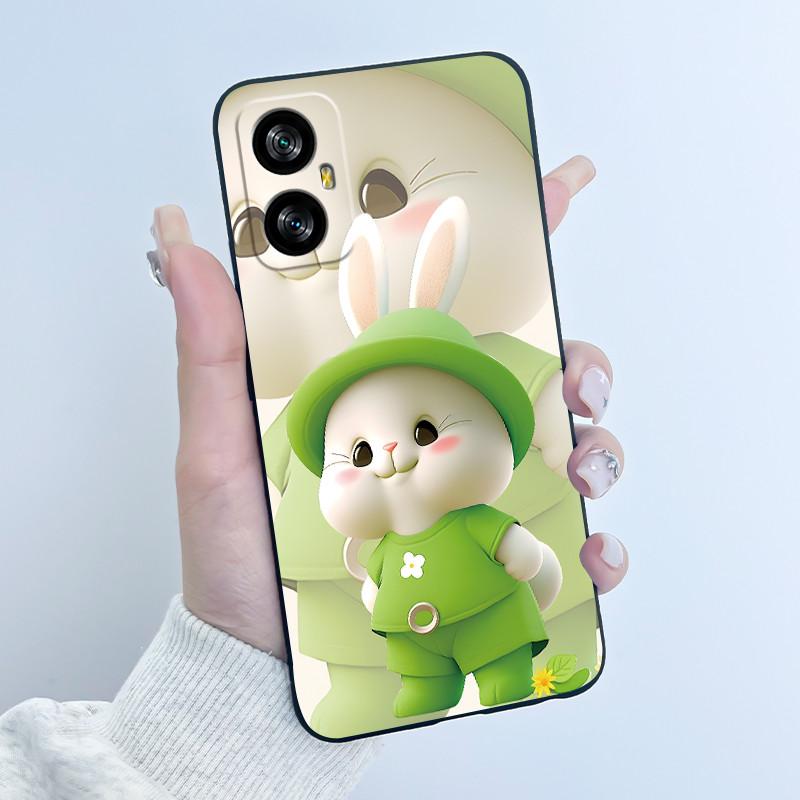 For Blackview A52 Pro Case BlackviewA52 Shockproof Luxury Cute Love Rabbit TPU Phone Cover for Blackview A52 Silicone Soft Case