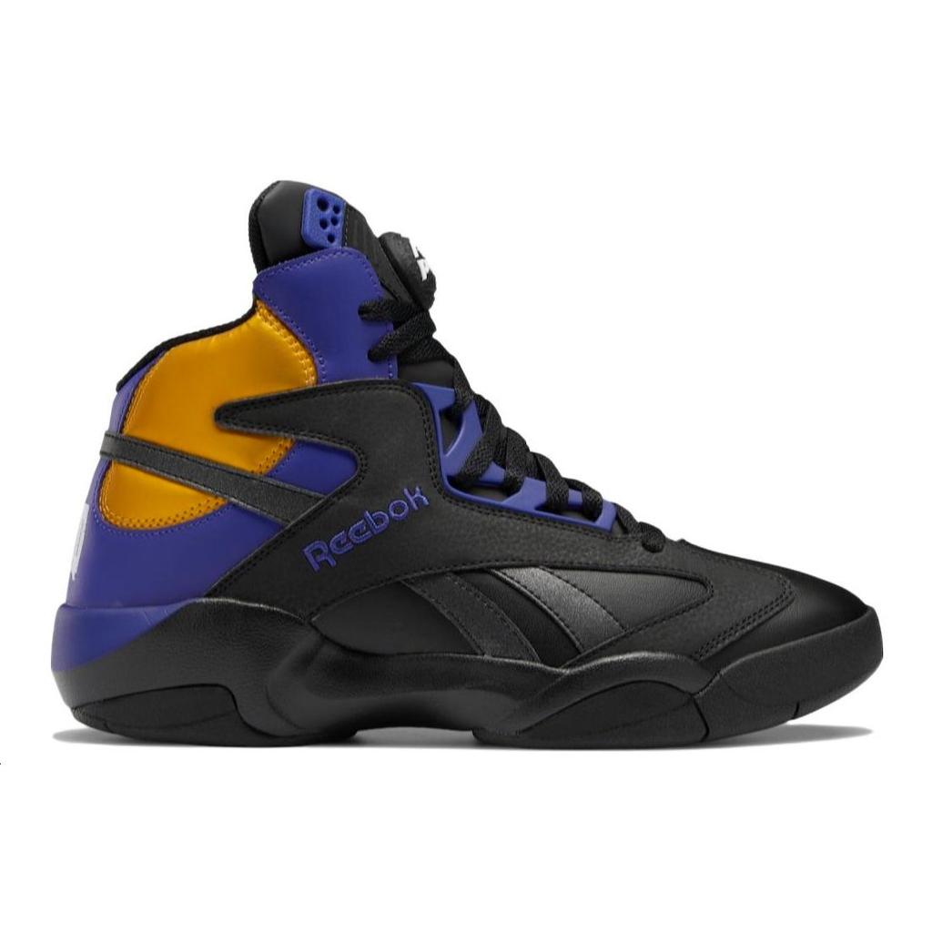 Reebok Мужские кроссовки Shaq Attaq LA to LA Black Core-Black Bold-Purple GY7127