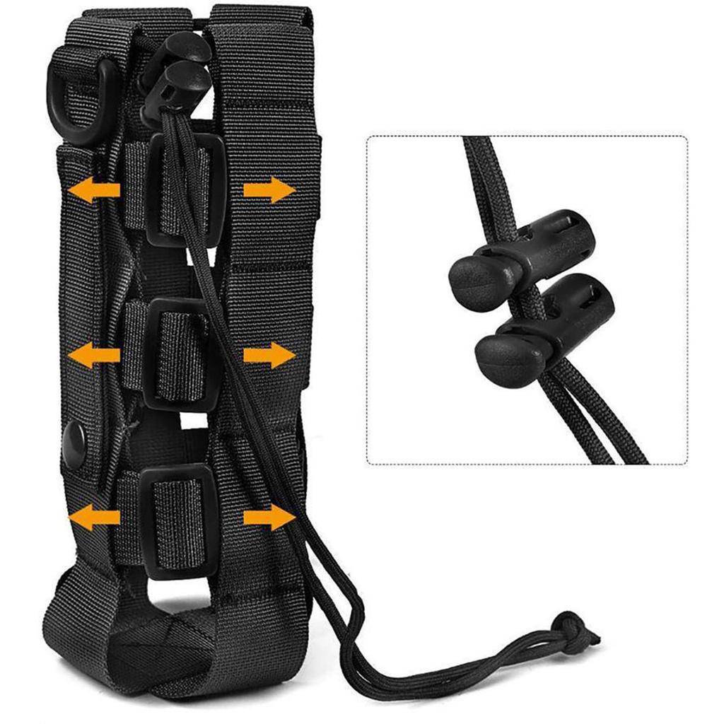 Сумка-держатель для бутылки с водой на пояс из нейлона, тактические чехлы для бутылок с водой, переноски для бутылок с водой для кемпинга, пешего туризма, путешествий