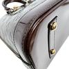 LOUIS VUITTON Vernis Alma PM Handbag Monogram Vernis wine-red Women M91611 Used