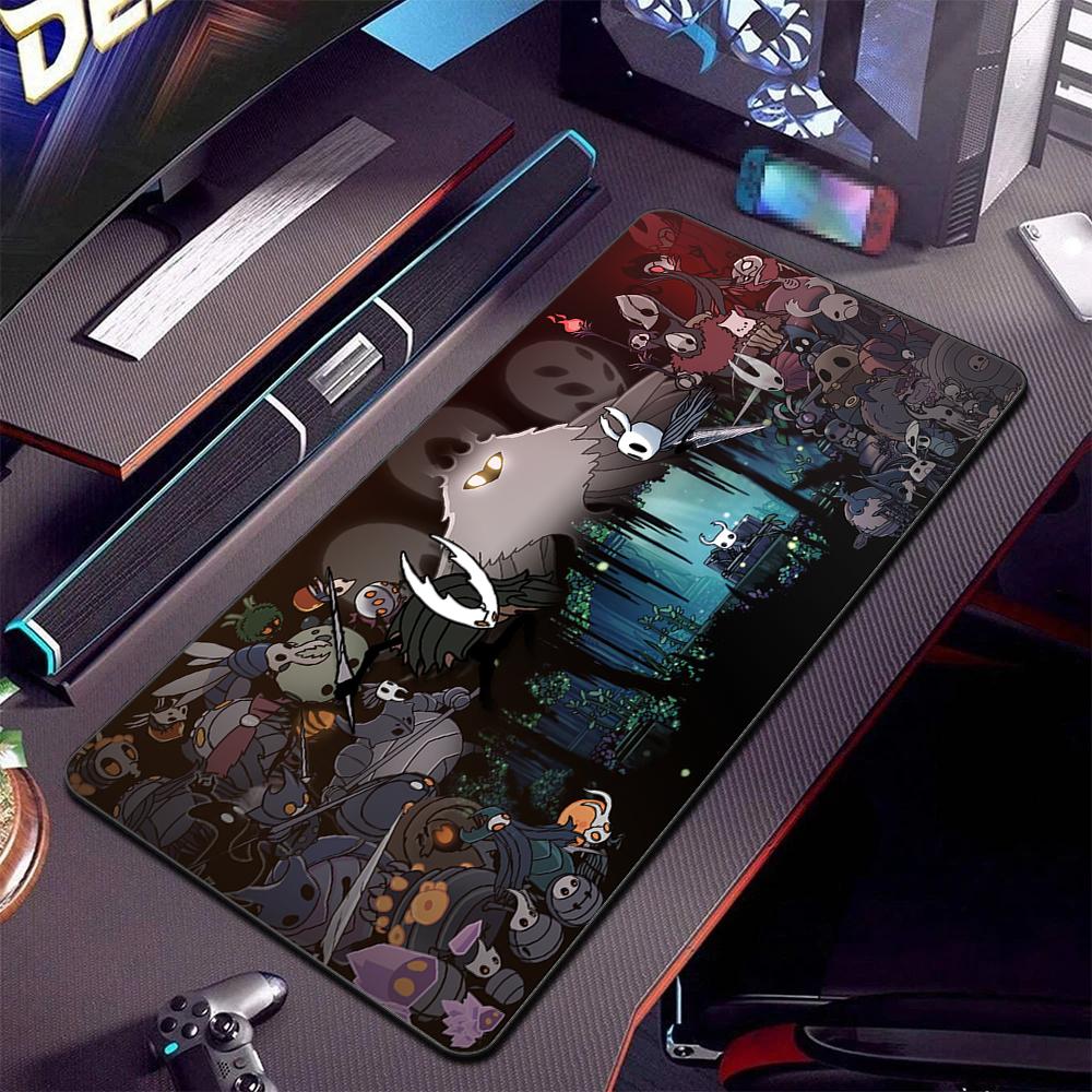 Игровой коврик для мыши 900x400 Резиновый большой коврик для мыши Аксессуары для ПК Hollow Knight XXL Настольный коврик для клавиатуры Компьютерный ноутбук Mausepad