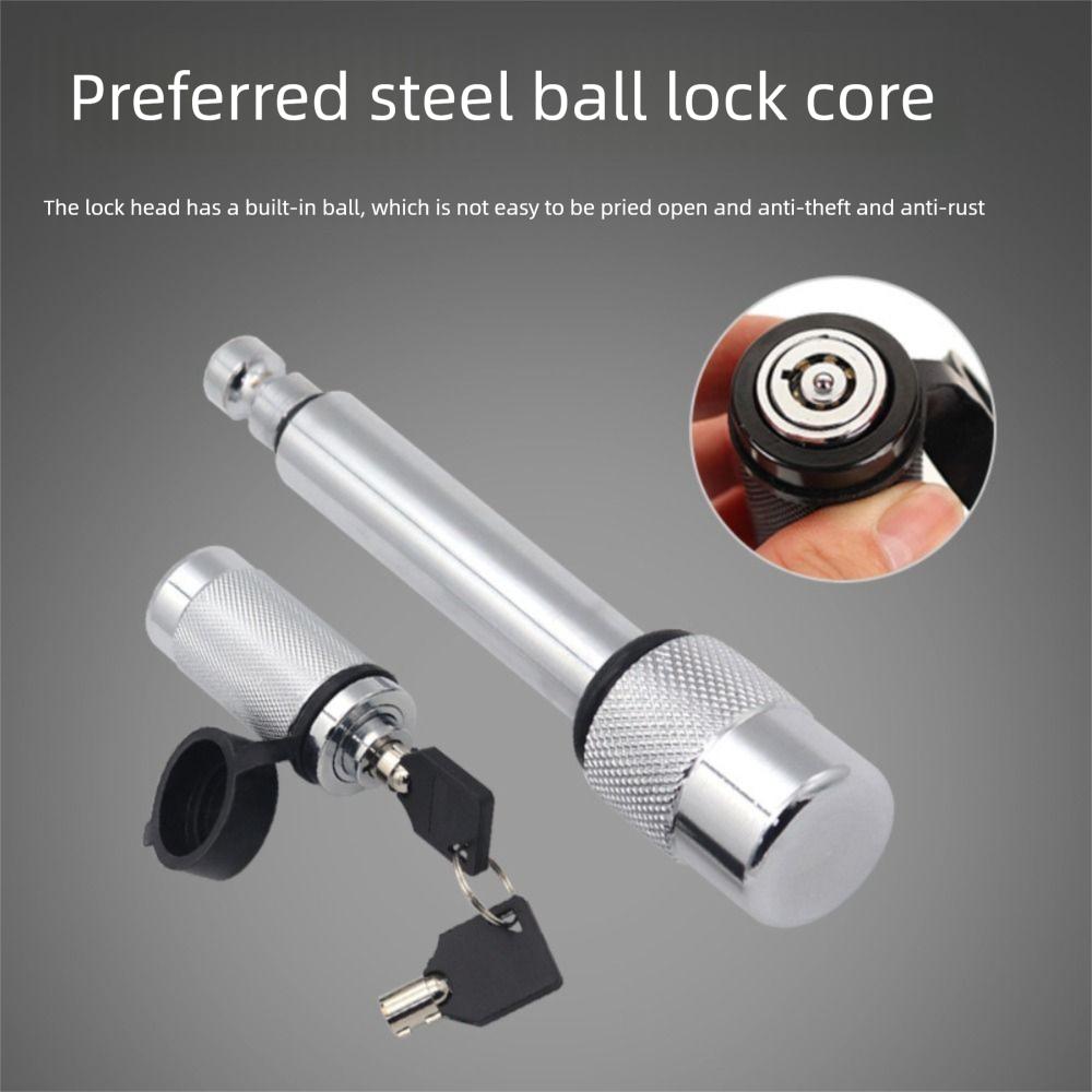 Anti-theft Trailer Hitch Lock 5/8 Inch Receiver Pin Sturdy Tow Coupling Security Device Portable Auto Accessories Gear