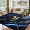 Juventus FC Design Crystal Velvet Rug Soft Decorative Mat for Bedroom Entrance