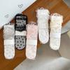 Women Mesh Crystal Silk Transparent Sweet Tulle Socks Summer Lace Mid Tube Ultra-Thin Sheer Love Heart