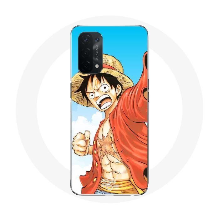Coque - MANIACASE - Oppo A74 5G - Manga One Piece Luffy - Souple - Mixte