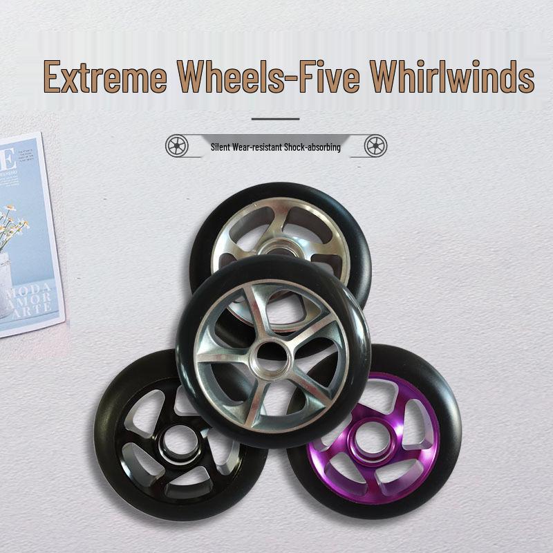 Высокоскоростное полиуретановое колесо с алюминиевой сердцевиной - Прочное, бесшумное колесо для катания на роликах и самокате